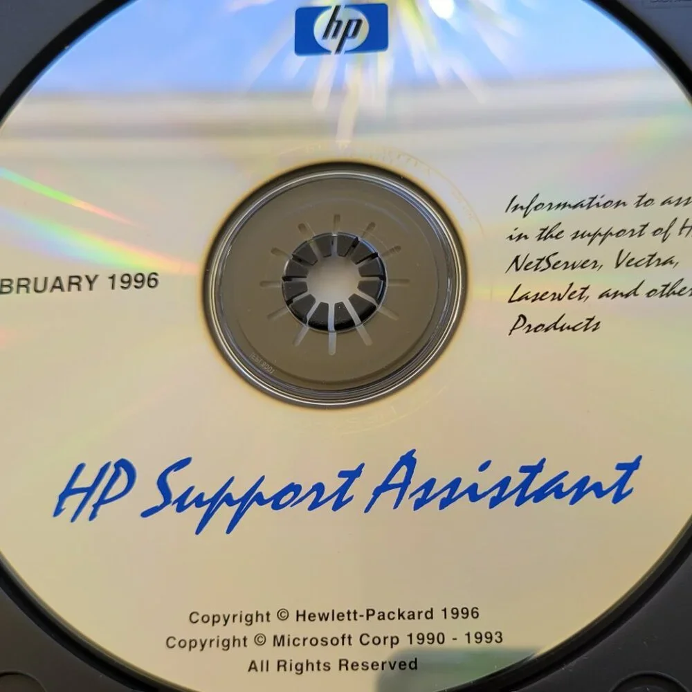 Vintage CD - HP Support Assistant, 1996